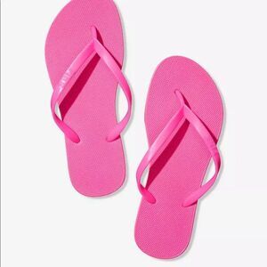 🔥Victorias Secret Pink Logo Flip Flops Sandals